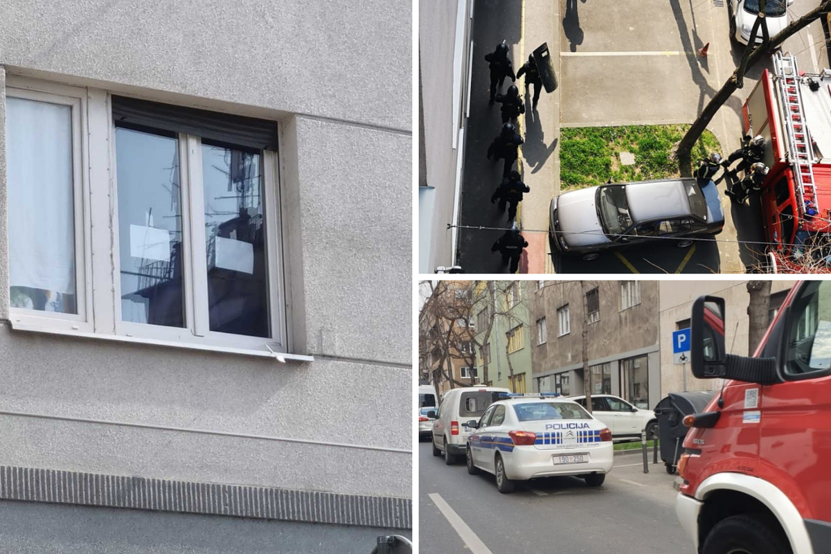 Zatvorila se u stan i prijetila bombama, odvela je policija: U tom istom ulazu živi i Kolinda