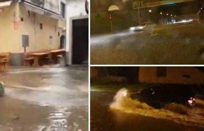 Kiša poplavila ceste u Zagrebu, Senju i Koprivnici: Vozači, pazite
