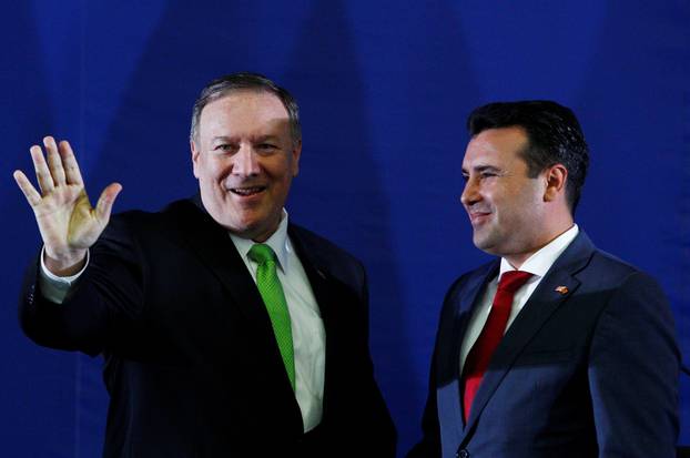 U.S. Secretary of State Mike Pompeo visits North Macedonia