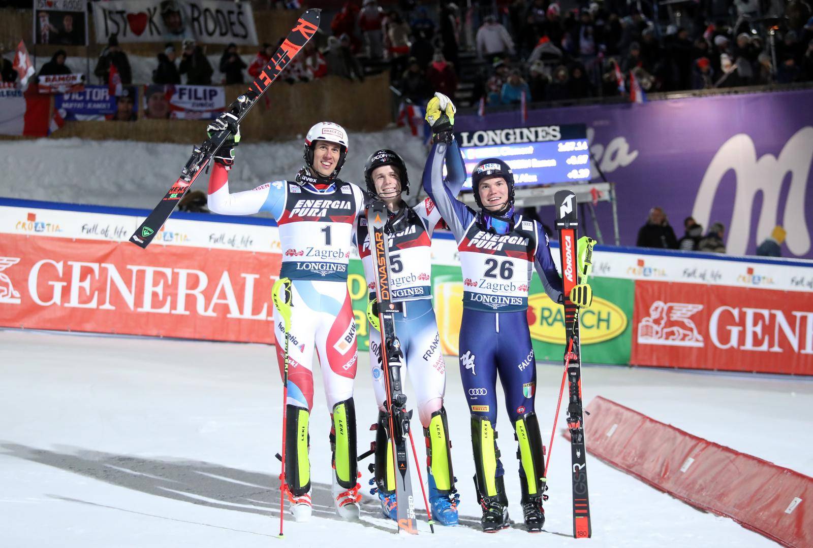 Zagreb: Noel Clement pobjednik je  muškog slaloma Audi FIS Svjetskog skijaškog kupa