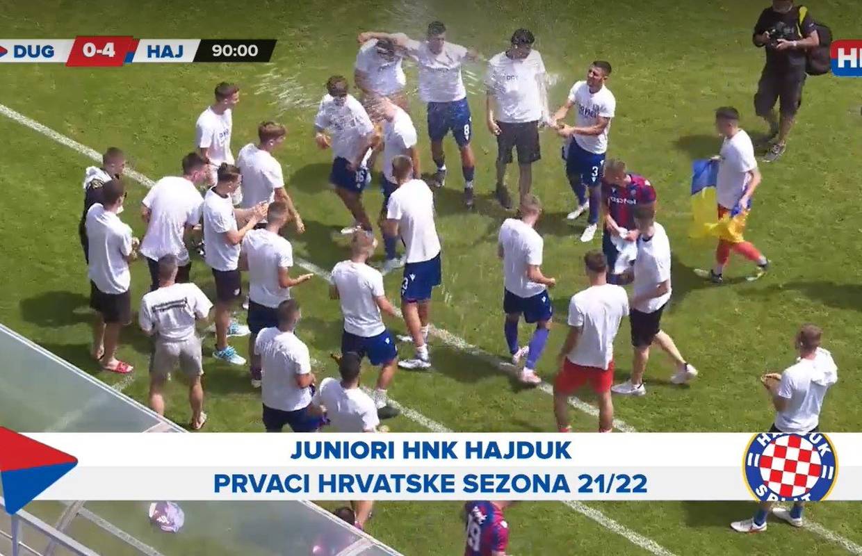 Nije seniorska, ali titula se piše: Juniori Hajduka prvaci Hrvatske