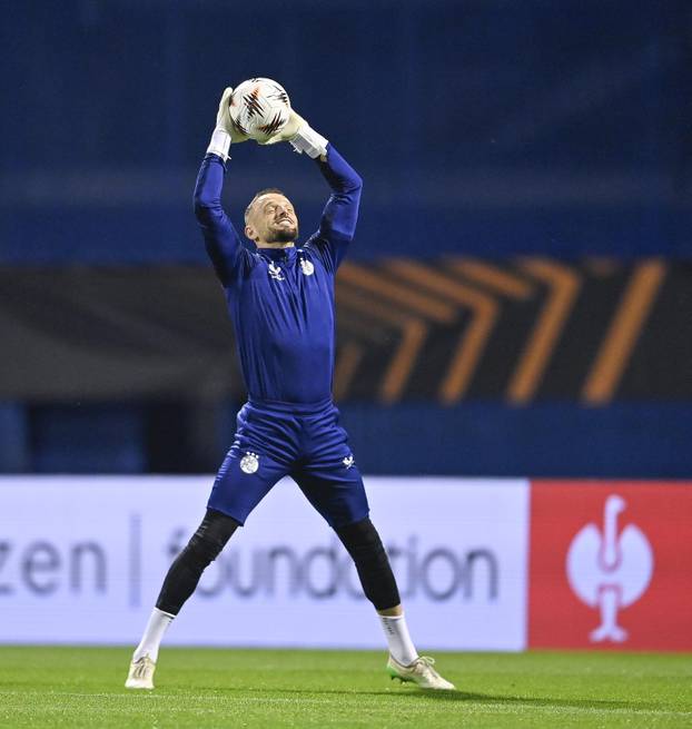 Zagreb: Trening GNK Dinamo uoči utakmice protiv Fenerbahce F.K.