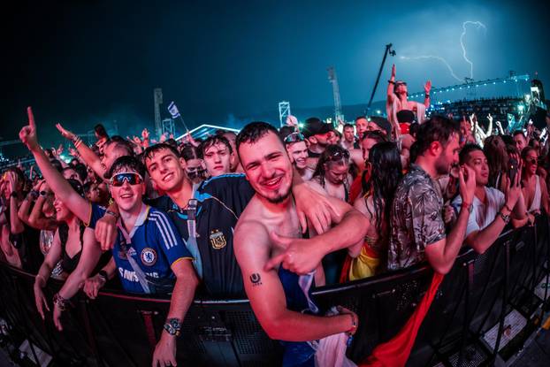 Split - Udar Munje izlad Ultra Festivala.