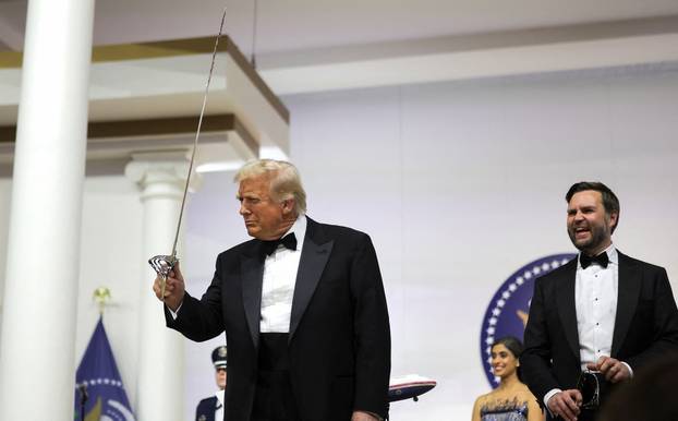 Commander in Chief Ball in honor of Donald Trump's inauguration in Washington