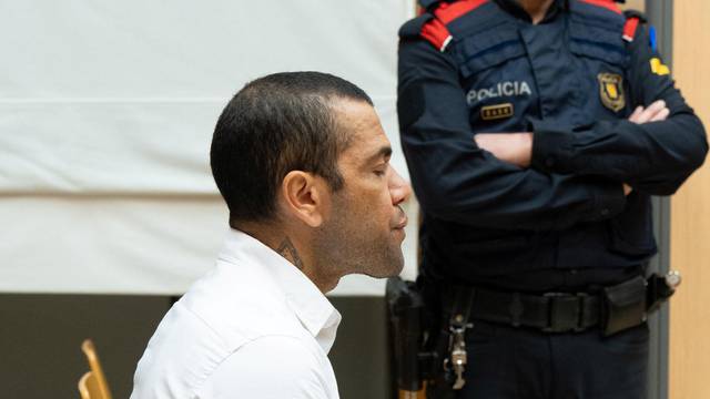 Brazil's Dani Alves stands trial for alleged sexual assault, in Barcelona