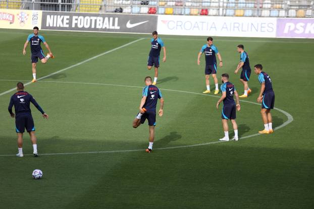 Rijeka: Trening Hrvatske nogometne reprezentacije bez Marka Livaje koji je napustio reprezentaciju