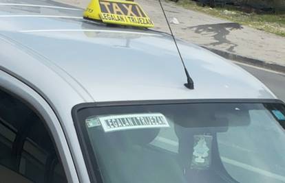 U inat radu na crno: Taksist je stavio oglas 'legalan i trijezan'