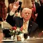 U.S. President Trump takes part in a Christmas Eve dinner in the ballroom of his Mar-a-Lago club in Palm Beach