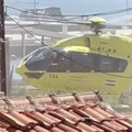 VIDEO Medicinski helikopter sa Suska hitno prevezao mlađu djevojku. Imala bolove u prsima