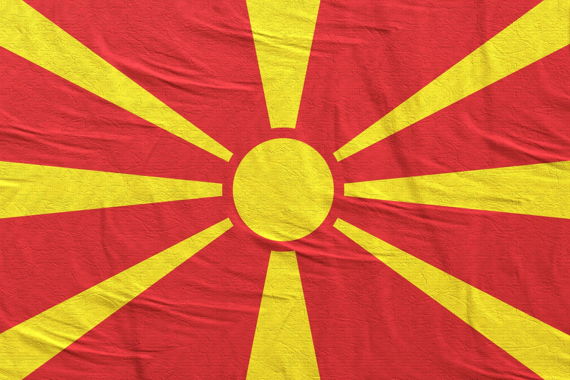 Republic of Macedonia flag