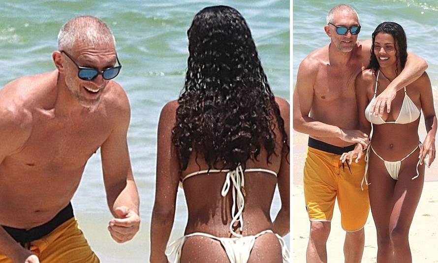 Bivši muž Monice Belluci sada se na pijesku igra s 30 godina mlađom zgodnom suprugom