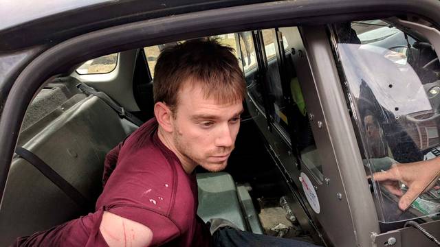 Metro Nashville Police Department photo of Waffle House shooting suspect Travis Reinking in Antioch