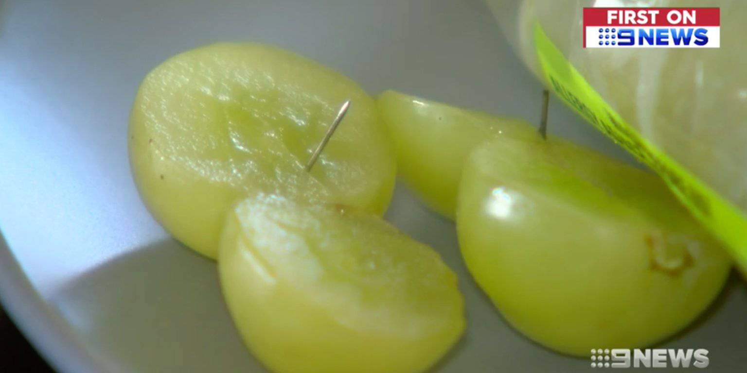 Nove igle u voću u Australiji: Sada su ih pronašli u grožđu