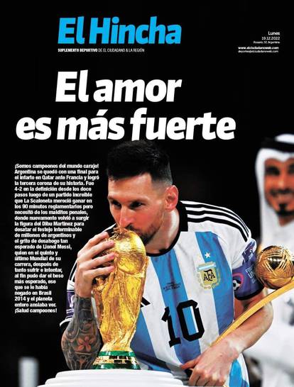 Pogledajte svjetske naslovnice: Nebeski Messi, najbolji ikada