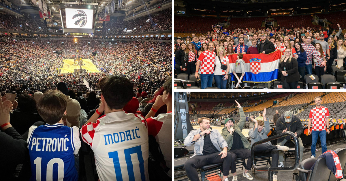 VIDEO ‘Mi Hrvati’ orilo se na NBA utakmici! Hrvatskoj noći pridružili su se i igrači NFL-a VIDEO ‘Mi Hrvati’ orilo se na NBA utakmici! Hrvatskoj noći pridružili su se i igrači NFL-a