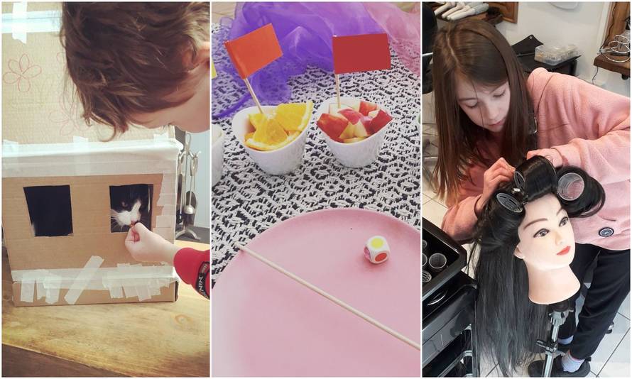 Jedan radi 'vikendicu' mački, drugi uči boje preko voća...