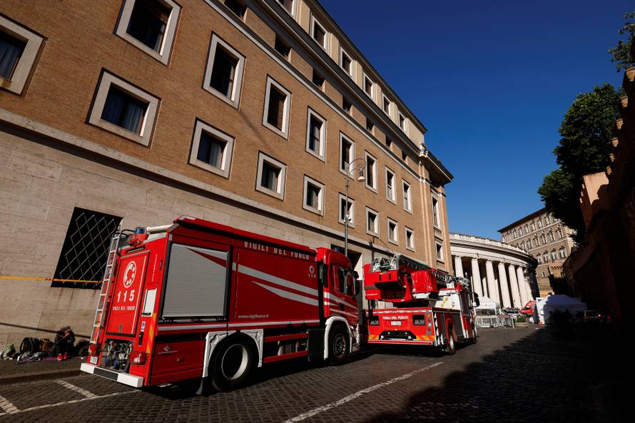 Preparations are made for the inaugural Mass of Pope Leo XIV, in Rome
