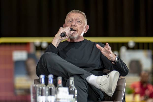 Tennis: Boris Becker speaks at the World University Games