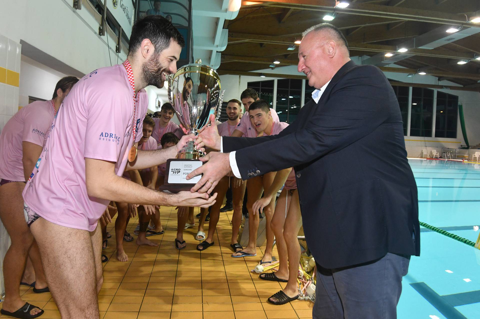 Sibenik: Finale vaterpolskog Superkupa Jadran i Jug Adriatic osiguranje