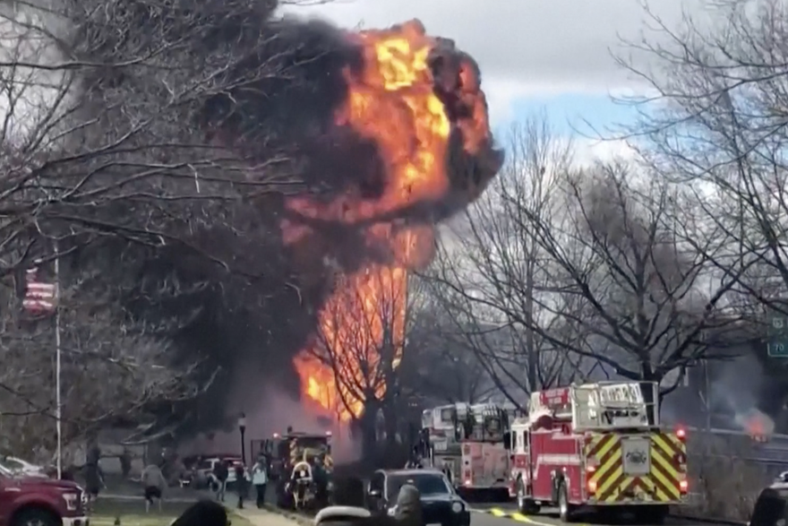 Sudar i eksplozija cisterne u Marylandu, SAD