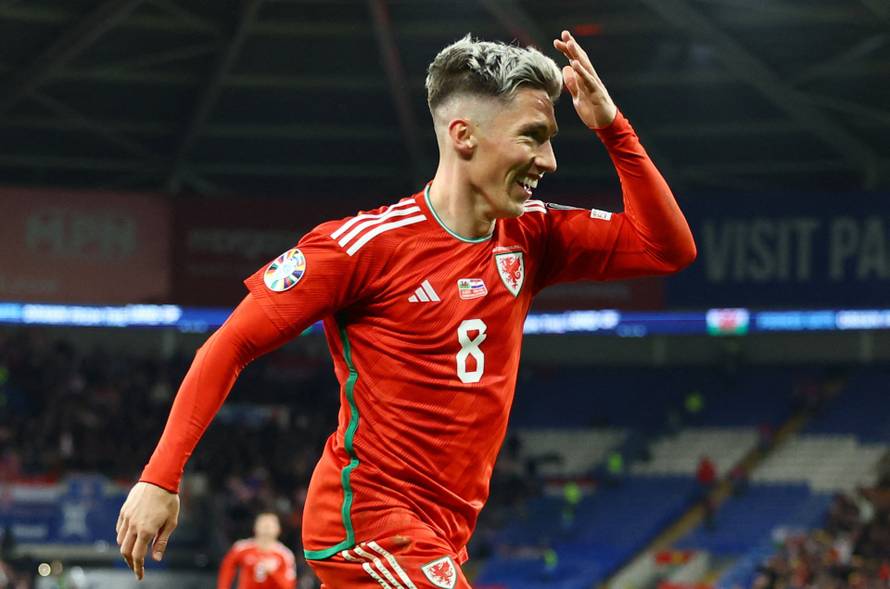 Euro 2024 Qualifier - Group D - Wales v Croatia