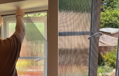 Zaštitnu mrežu za prozore lako napravitei sami, da komarci i druge bube ne ulaze u dom