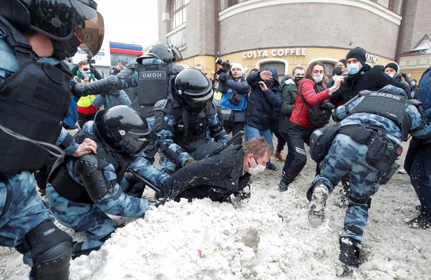 Rally in support of Alexei Navalny in Moscow