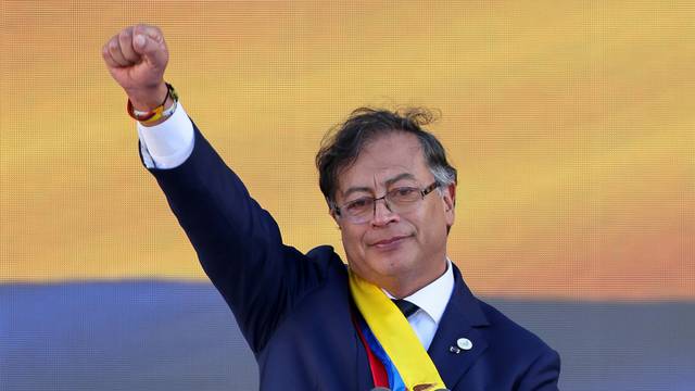 Colombia's President-elect Gustavo Petro takes office