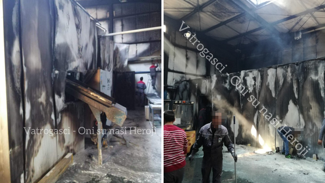 Požar u Benkovcu: Zapalio se stroj u ljevaonici, zahvatio krov
