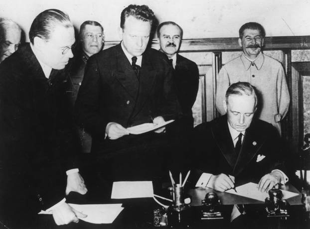 Unterzeichnung Hitler-Stalin-Pakt, 1939
