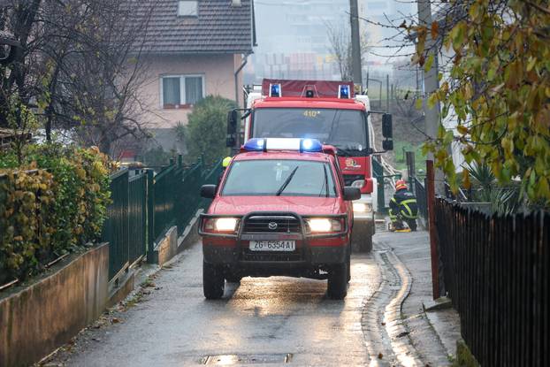 Zagreb: Poplavljena Horvatova ulica u naselju Sveta Klara