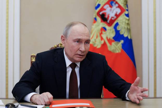 Russian President Putin chairs Security Council meeting in Moscow