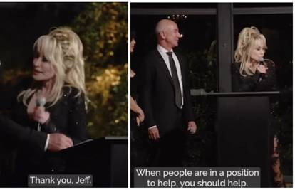 Jeff Bezos nagradio je Dolly Parton sa 100 milijuna dolara: 'Ona daje srcem. Nevjerojatno'