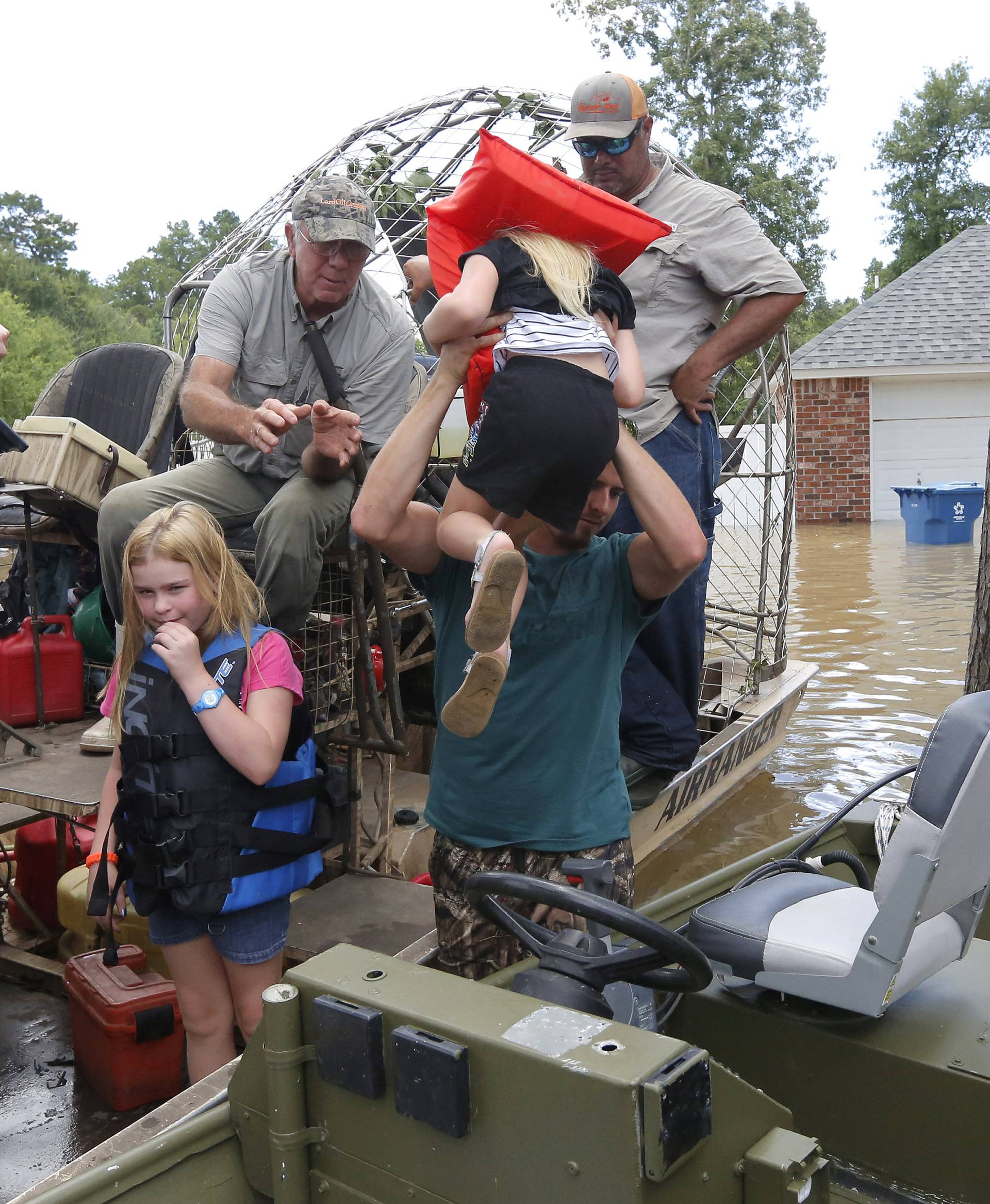 Residents are rescued in Ascension Parish