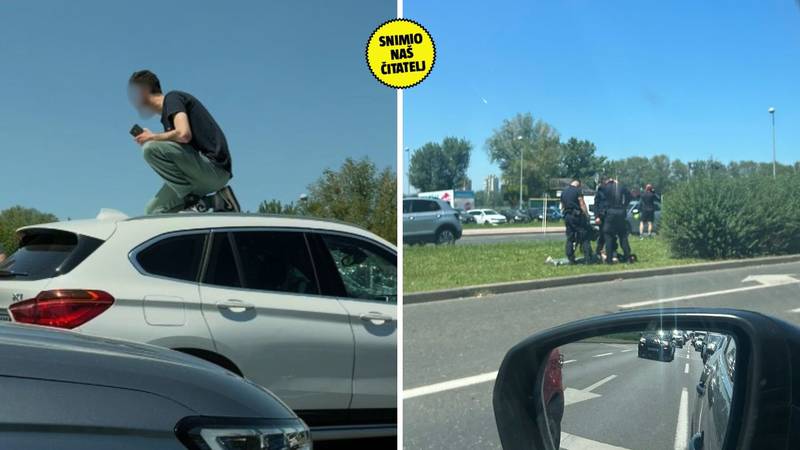 Prijavili Rumunja koji je skakao po autima u Novom Zagrebu