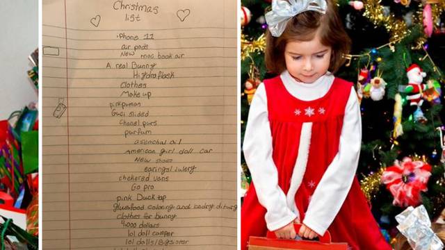 Curica šokirala listom božićnih želja: iPhone11, Chanel, 4000$