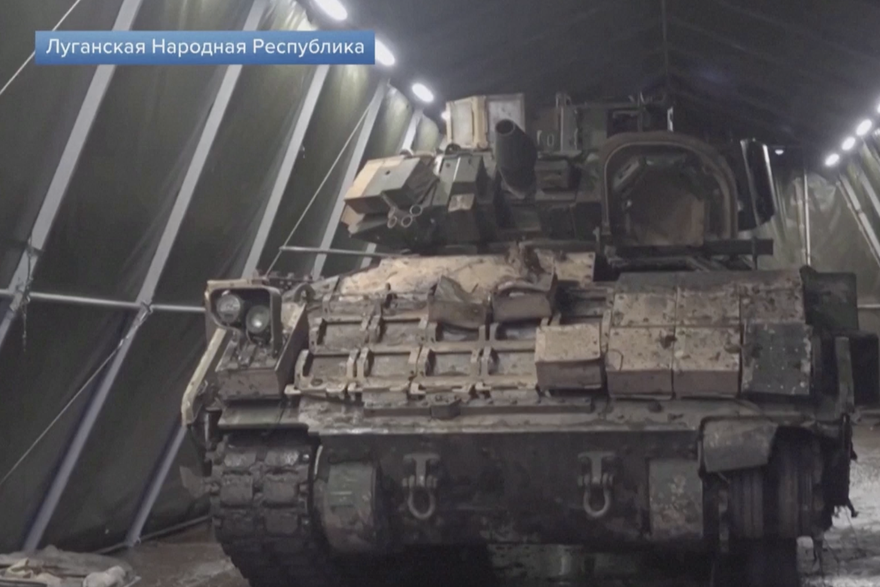 Rusija tvrdi da je noću zaplijenila američko borbeno vozilo Bradley iz Ukrajine