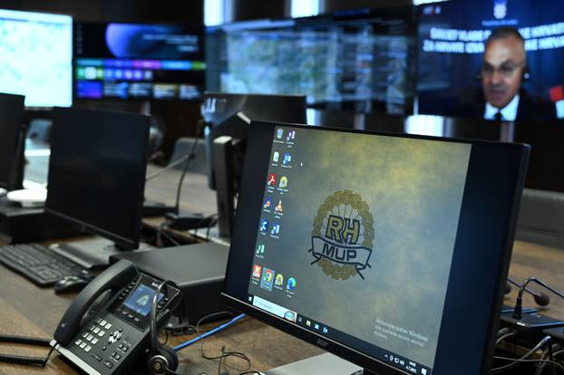 Zagreb: Obilazak Stožera za provedbu mjera sigurnosti povodom održavanja koncerta glazbenika Marka Perkovića Thompsona na prostoru Hipodroma