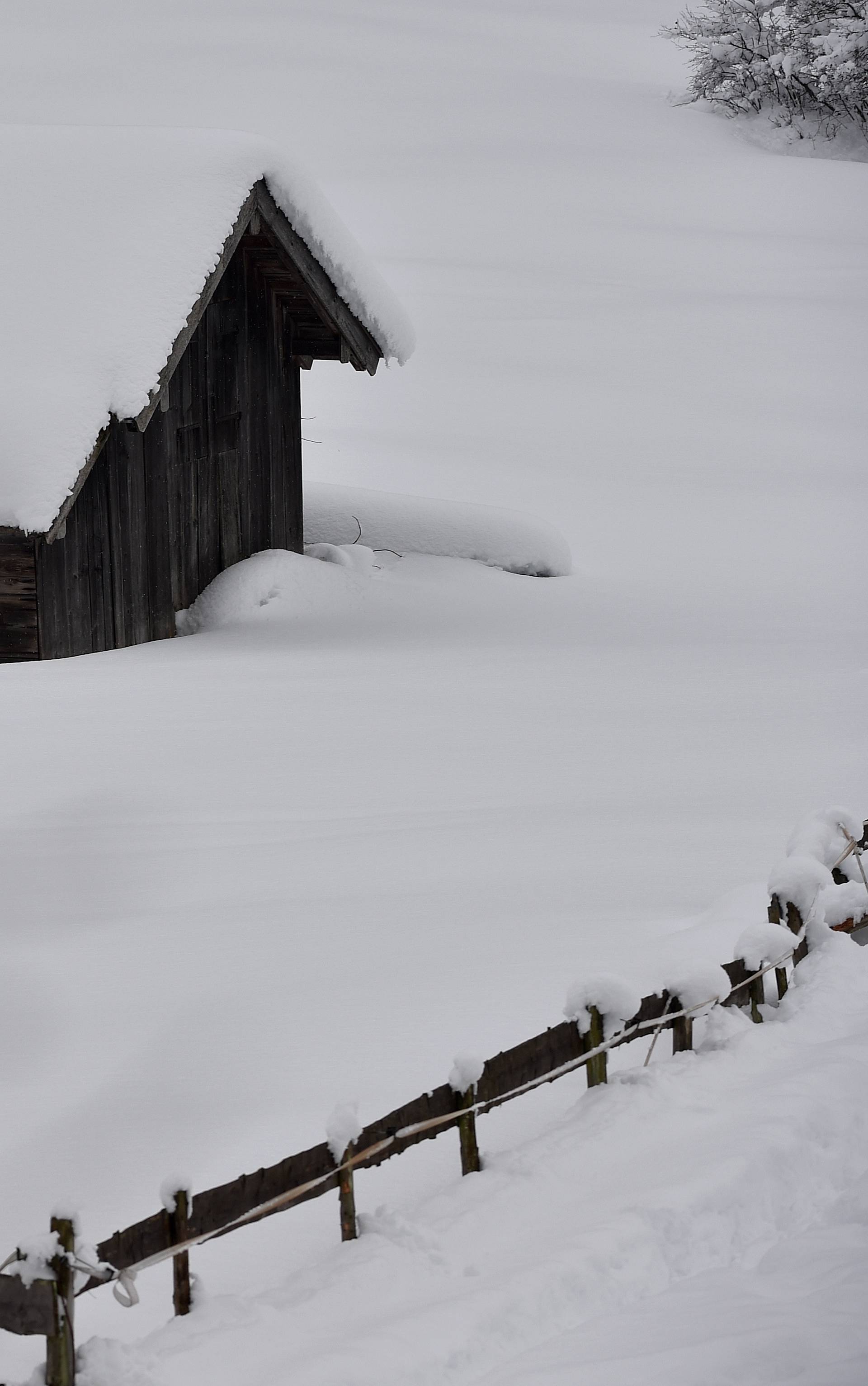 Snow in Southern Bavaria