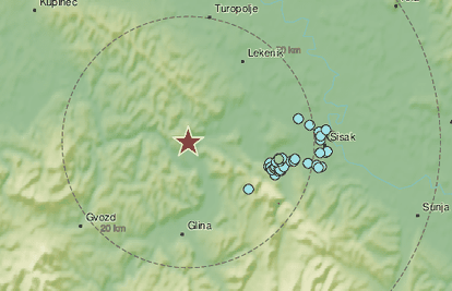 Kod Siska zatreslo 1.7 Richtera pa odmah drugi od 1.5: 'Osjetilo se puno jače, kao eksplozija'