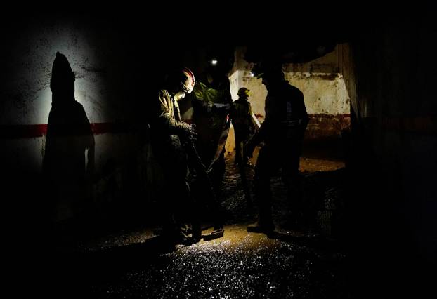 Aftermath of the flooding caused by heavy rains in Catarroja, Valencia