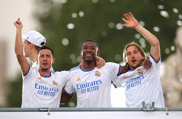 LaLiga - Real Madrid fans celebrate winning LaLiga