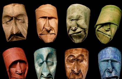 Umjetnost od smeća: Od tuljaca WC papira radi maske