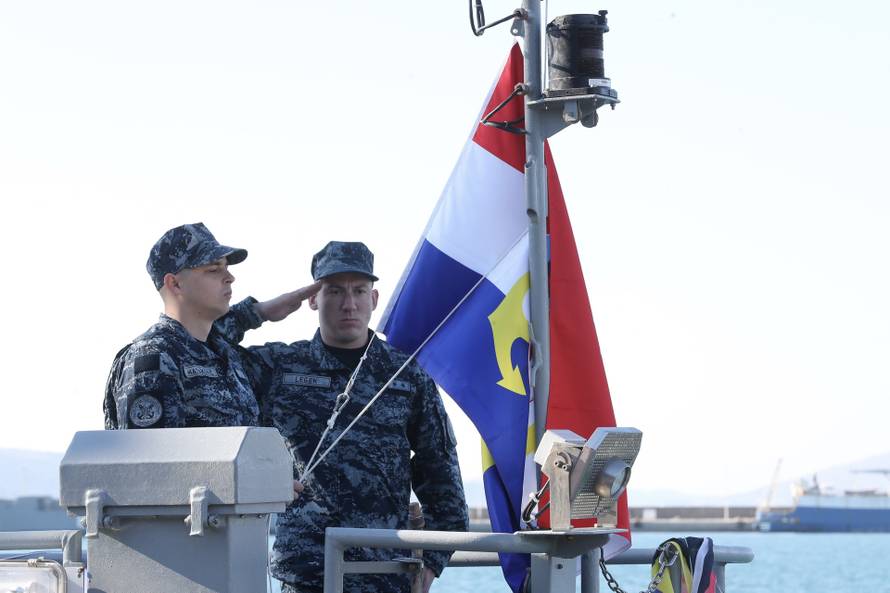 Split: Svečana primopredaja i imenovanje novog obalnog ophodnog broda OOB-32 "Umag"