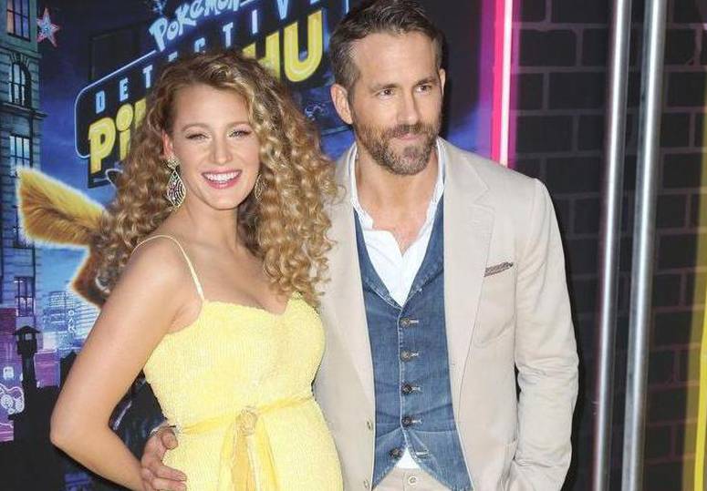 Blake Lively and Ryan Reynolds at POKÄâ°MON DETECTIVE PIKACHU premiere