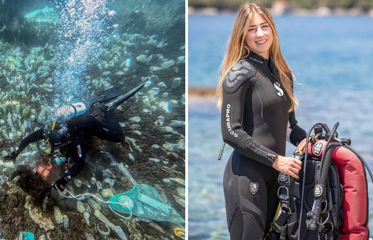 Ekoaktivistica Klara: U moru na pet metara dubine plivalo je smeće, morala sam nešto učiniti
