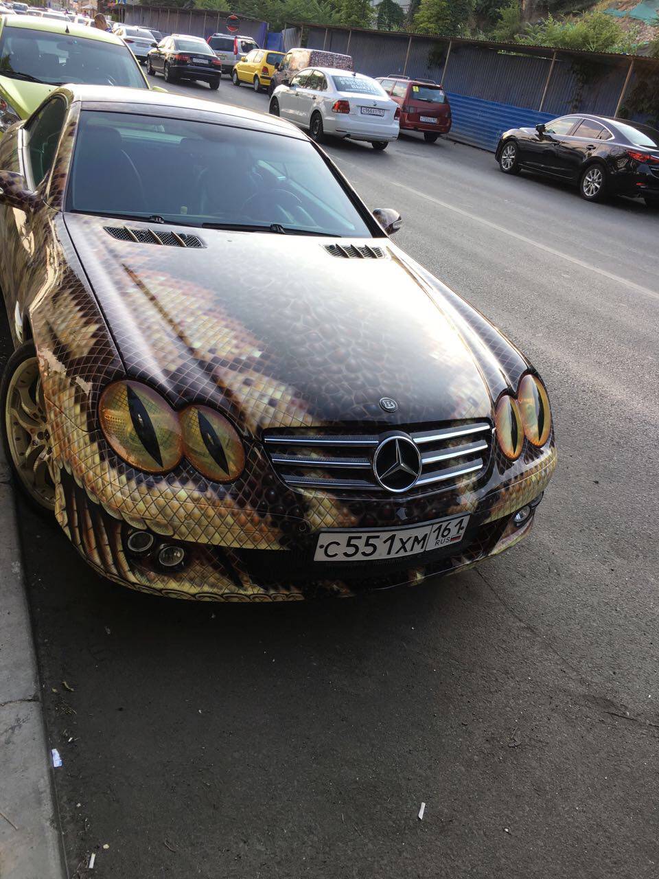 Samo u Rusiji: Auto s uzorkom pitona i udava nema ni Ronaldo