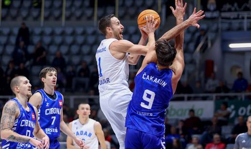 Zadar lako&cacute;om pobijedio Cibonu u derbiju prvenstva Hrvatske