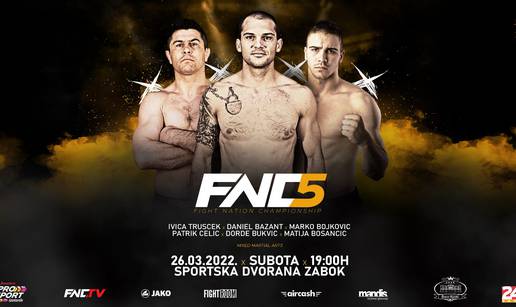 Evo gdje i kako možete gledati 'FNC 5' MMA priredbu iz Zaboka