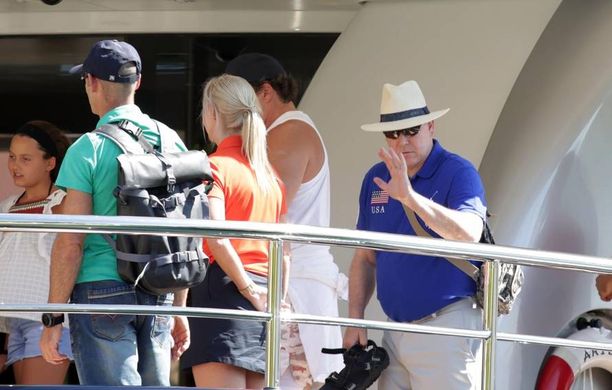 Princ Albert II. od Monaka tijekom ljetnog odmora u Hrvatskoj posjetio je Skradin